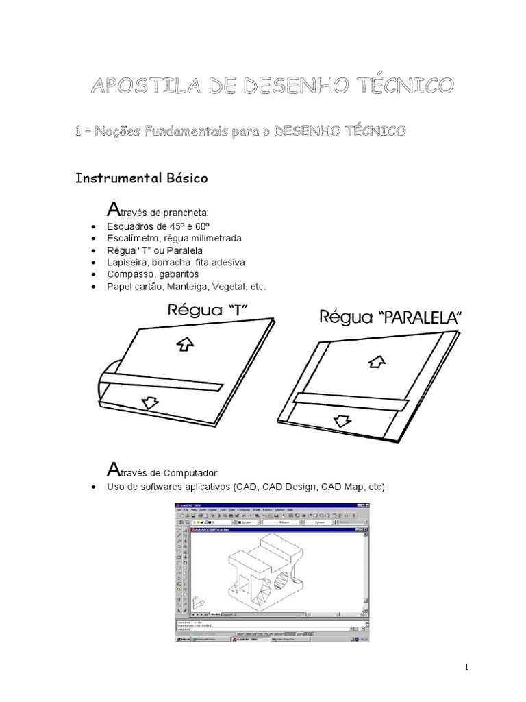 Desenho Técnico - Apostila Desenho Técnico.docx | Desenho Técnico | Desenho