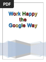 Work Happy The Google Way Ebook