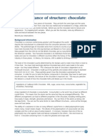 The Importance of Structure: Chocolate: Background Information
