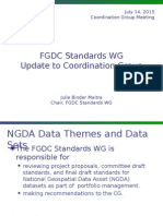 July 2015 FGDC Standards WG Update