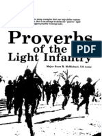 Light Infantry Proverbs