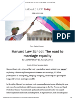 Harvard Law School_ the Road to Marriage Equality - Harvard Law Today