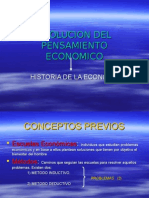 Evolucion Del Pensamiento Economico