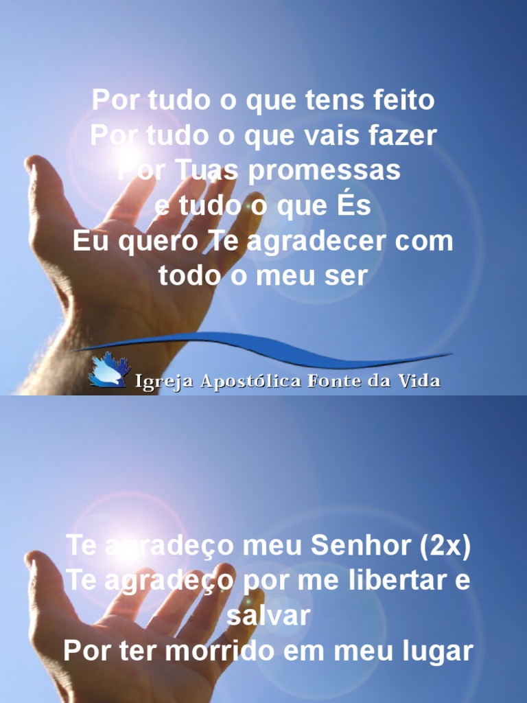 Por Tudo o Que Tens Feito | PDF