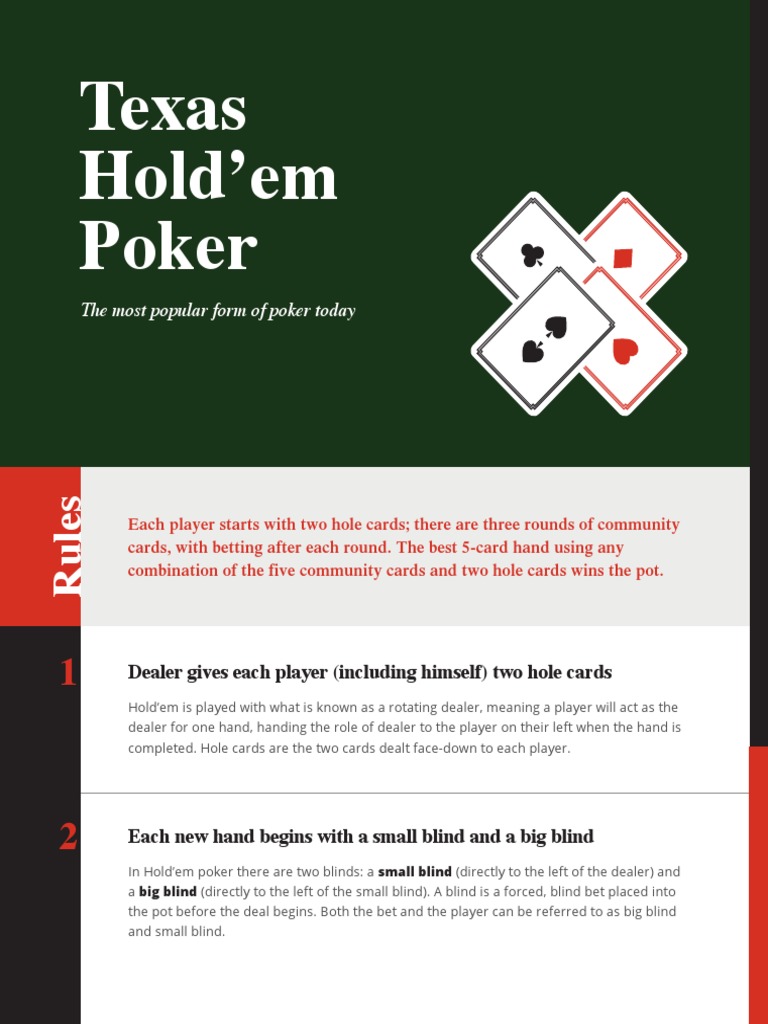Texas holdem dealer and blinds locations
