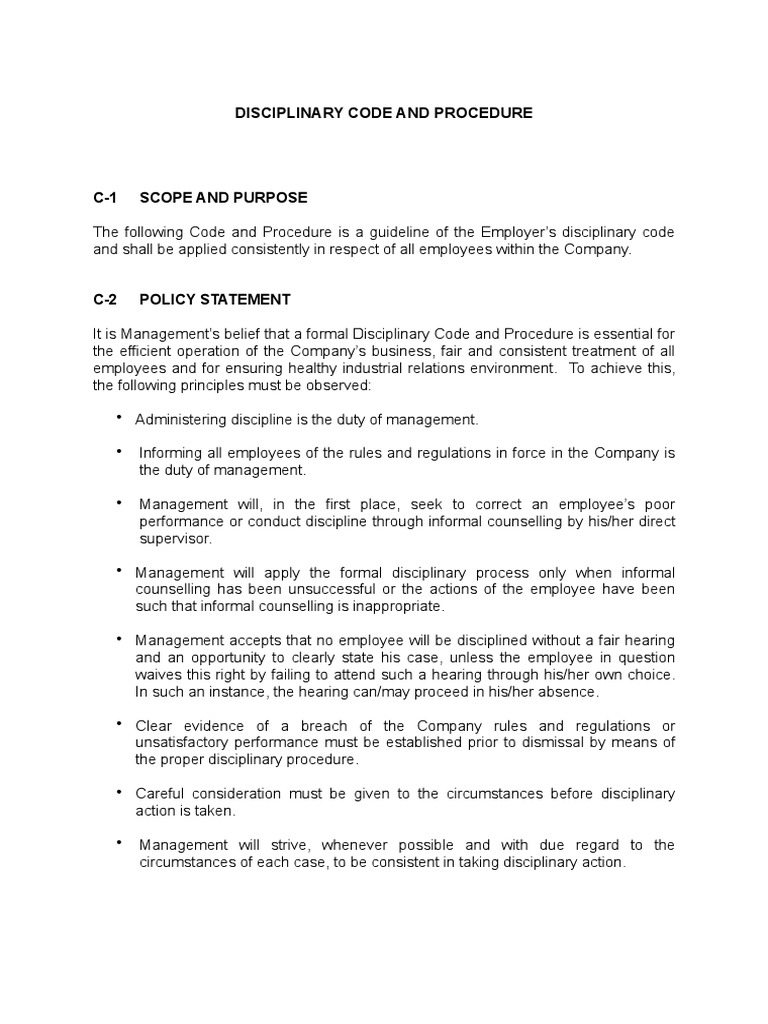 Disciplinary code and procedure arbitral tribunal arbitration 