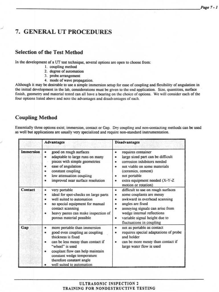 Ultrasonic Testing: Key Formulas and Methods | PDF | Ultrasound ...