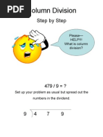 Partial Product Division