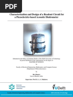 Characterization and Design of a Readout Circuit for a Piezoelectric-based Acoustic Disdrometer by Ravi Bagree