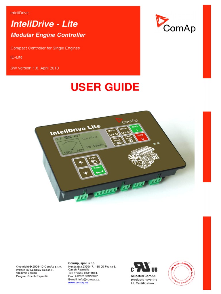 Id - Lite.1.8.user - Guide Intelidrive Lite | PDF | Power Supply | Capacitor