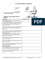 Posture Checklist