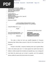 Chiquita Fresh vs. Pandol Associates Marketing, Inc, et al. - Document No. 8