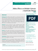 The HLA-DRB1 Alleles Effects on Multiple Sclerosis