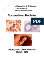 Manual Microanatomía humana Doctorado en Medicina ciclo I   -   2015.pdf