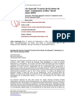 Dossier Especial. a Través de Los Lentes de Luhmann. Comentarios Al Libeo Duruch Luhmanns Brille.