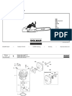 DOLMAR Parts Manual For Chainsaw Models: 109,110,111,115 and PS-540 (4/2004)