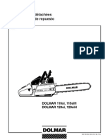 DOLMAR Parts Manual For Chainsaw Models: 116si