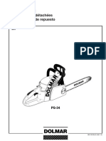 DOLMAR Parts Manual For Chainsaw Models: PS-34