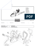 Dolmar Parts Manual for Chainsaw Models