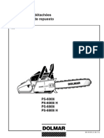 Dolmar Parts Manual for Chainsaw Models