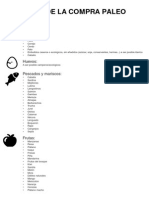 Lista de Compra Paleo