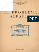 Pedro Aguirre Cerda El Problema Agrario