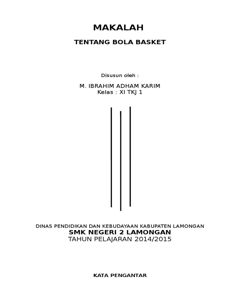 Makalah Bola Basket Lengkap | PDF