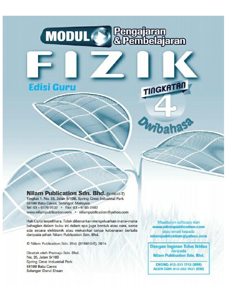 modul fizik tingkatan 4