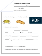 Quick Breads Guided Notes