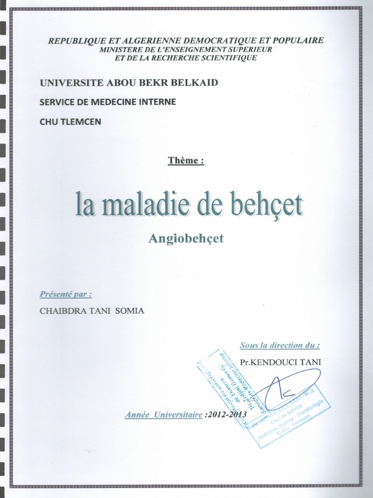 Maladie De Behçet Peut On En Mourir Maladie De Behcet Kindle | Ebook Reader Definition