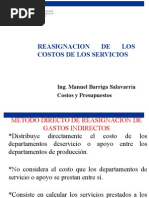 Reasignacion de Los Costos de Los Servicios Clase 6 20273