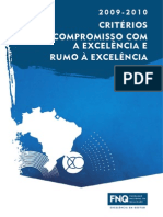 CRITÉRIOS COMPROMISSO COM A EXCELÊNCIA E RUMO À EXCELÊNCIA 2009-2010