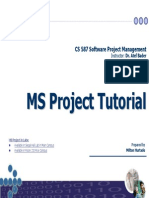 MS Project Tutorial