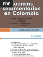 Cuencas sedimentarias en Colombia