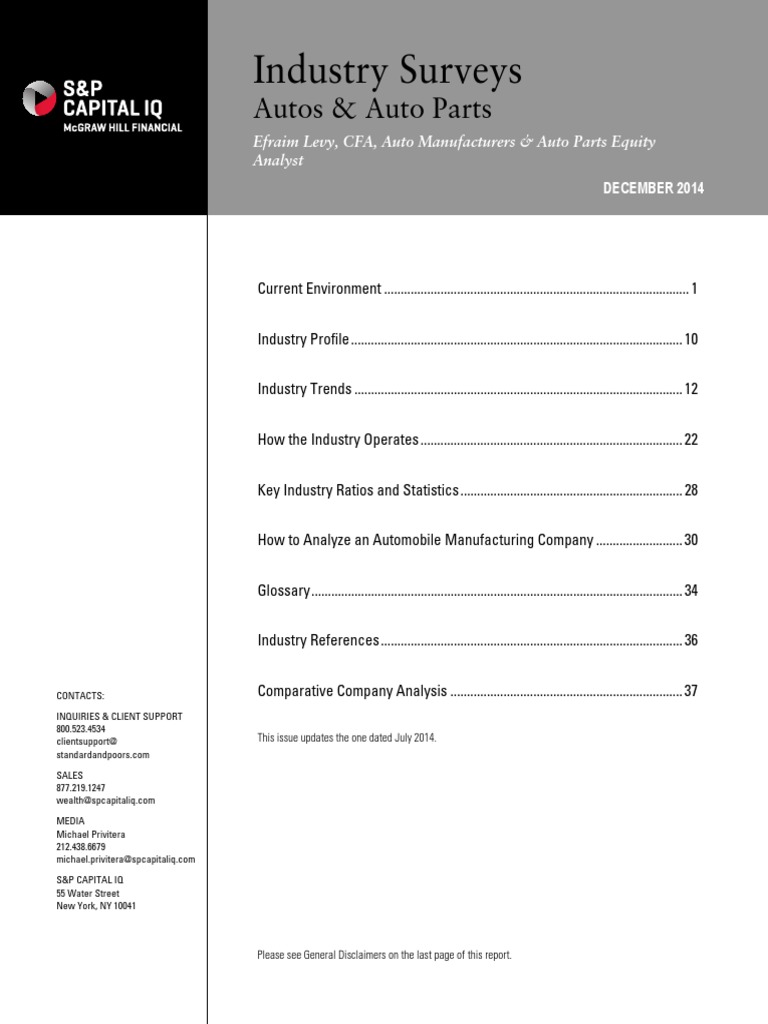 Auto Industry Analysis PDF Takata Corporation General Motors