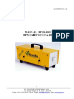 Manual Opacimetru Opa-100