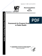 MMWR Evaluation of Public Health PDF