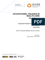 122 Occupational Violence in Healthcare 