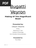 Presentation On Bugatti Veyron