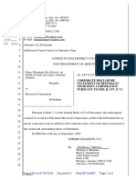 Daisy Mountain Fire District v. Microsoft Corporation - Document No. 2