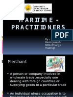 Maritime-Practitioners: by - Kevin Joseph MBA (Energy Trading)