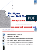 08 Acceptance Sampling Plans - Ppm's