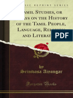 Tamil Studies or Essays On The History of The Tamil People Language 1000176883