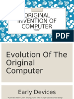 Original Invention of Computer