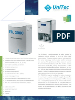 Air Quality Monitor For Measuring Airborne Pollutants in Parts Per Billion Unitec ETL 3000