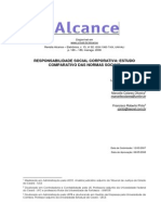 Responsabilidade Social Corporativa: Estudo Comparativo Das Normas Sociais