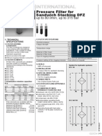 Pressure Filter For Sandwich Stacking DFZ: Up To 80 L/min, Up To 315 Bar