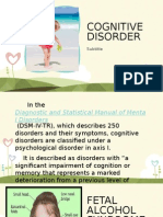 Cognitive Disorder