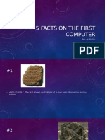 5 Facts On The First Computer