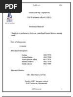 Download Research on Behaviour of Wearing Casual and Formal Dress by haiderarslan SN27314765 doc pdf